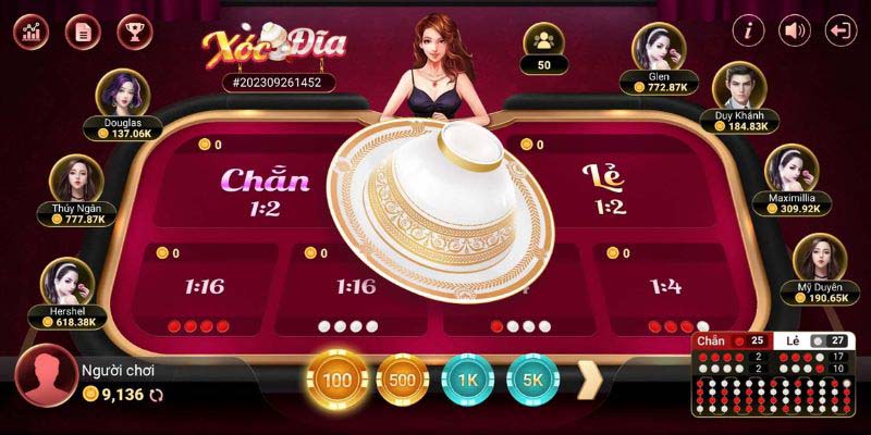 Tham gia chơi xóc đĩa đổi thưởng u888 tại sảnh game